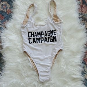 Lowback cheeky onepiece swimsuit